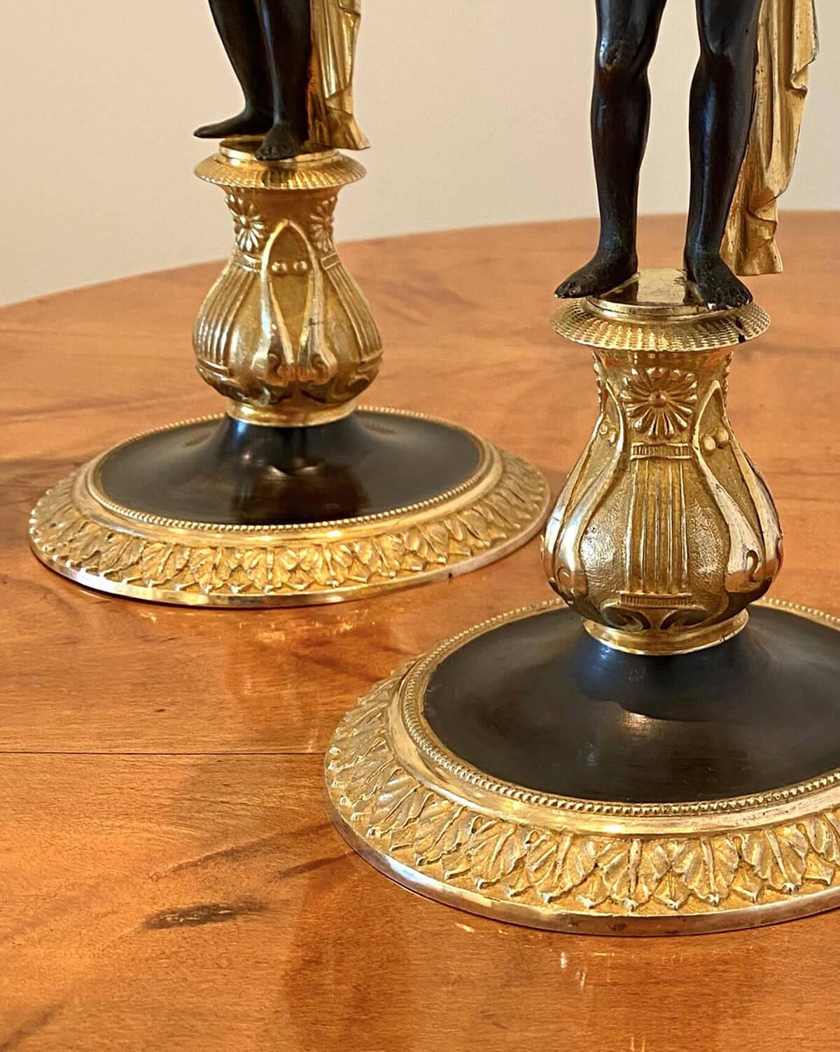 Candeleros Neoclásicos Italianos