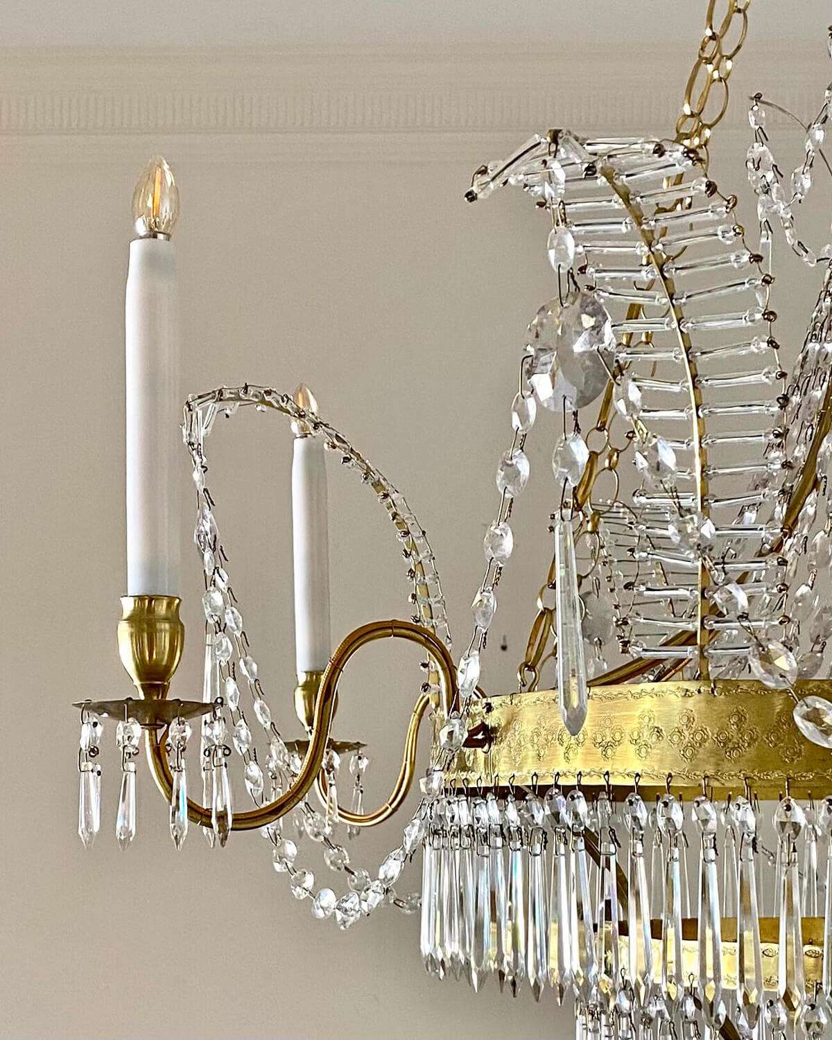 Lámpara Neoclásica austríaca