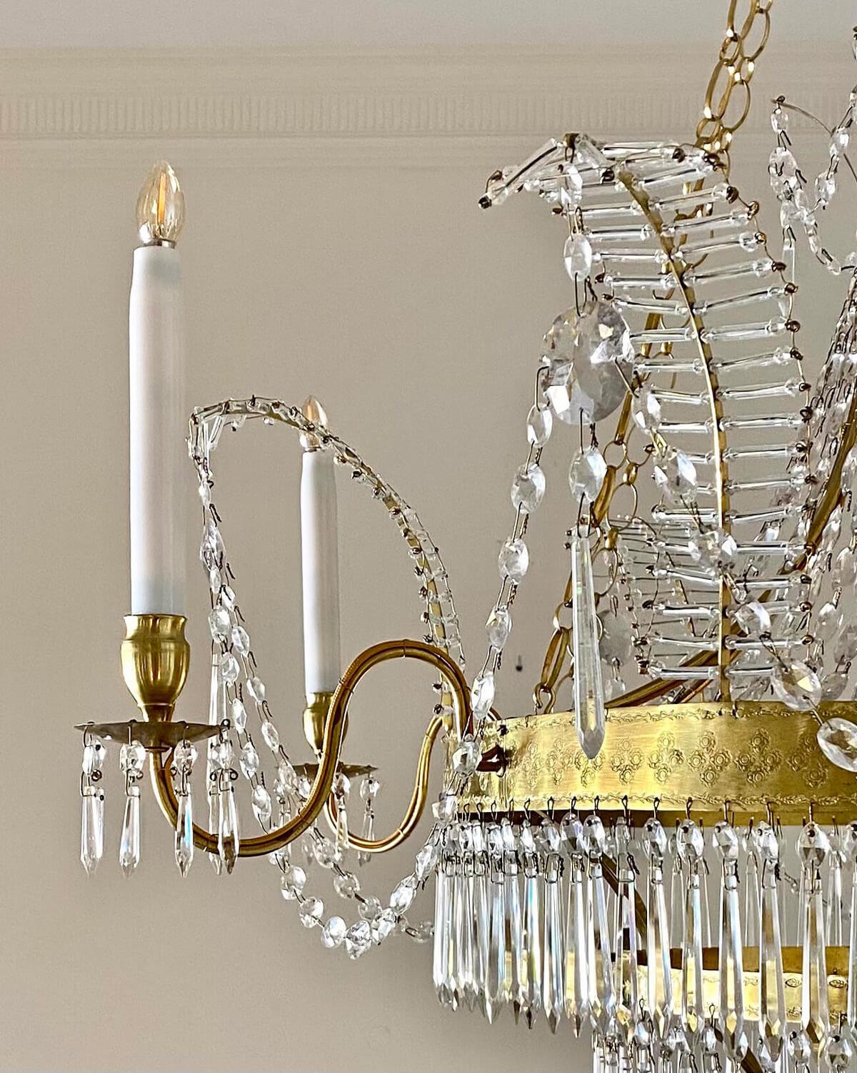 Lámpara Neoclásica austríaca