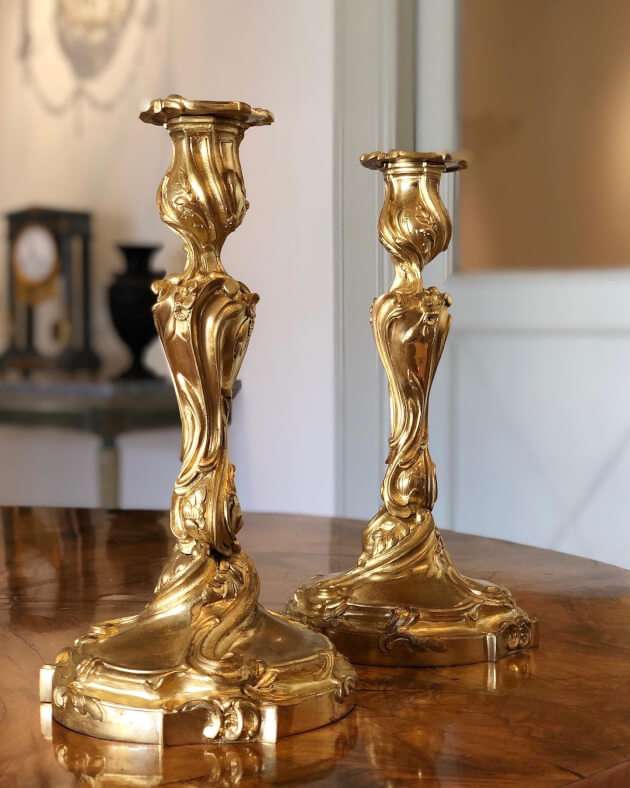 Candeleros Louis XV