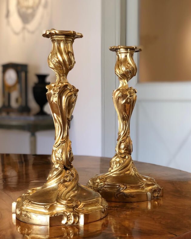 Candeleros Louis XV