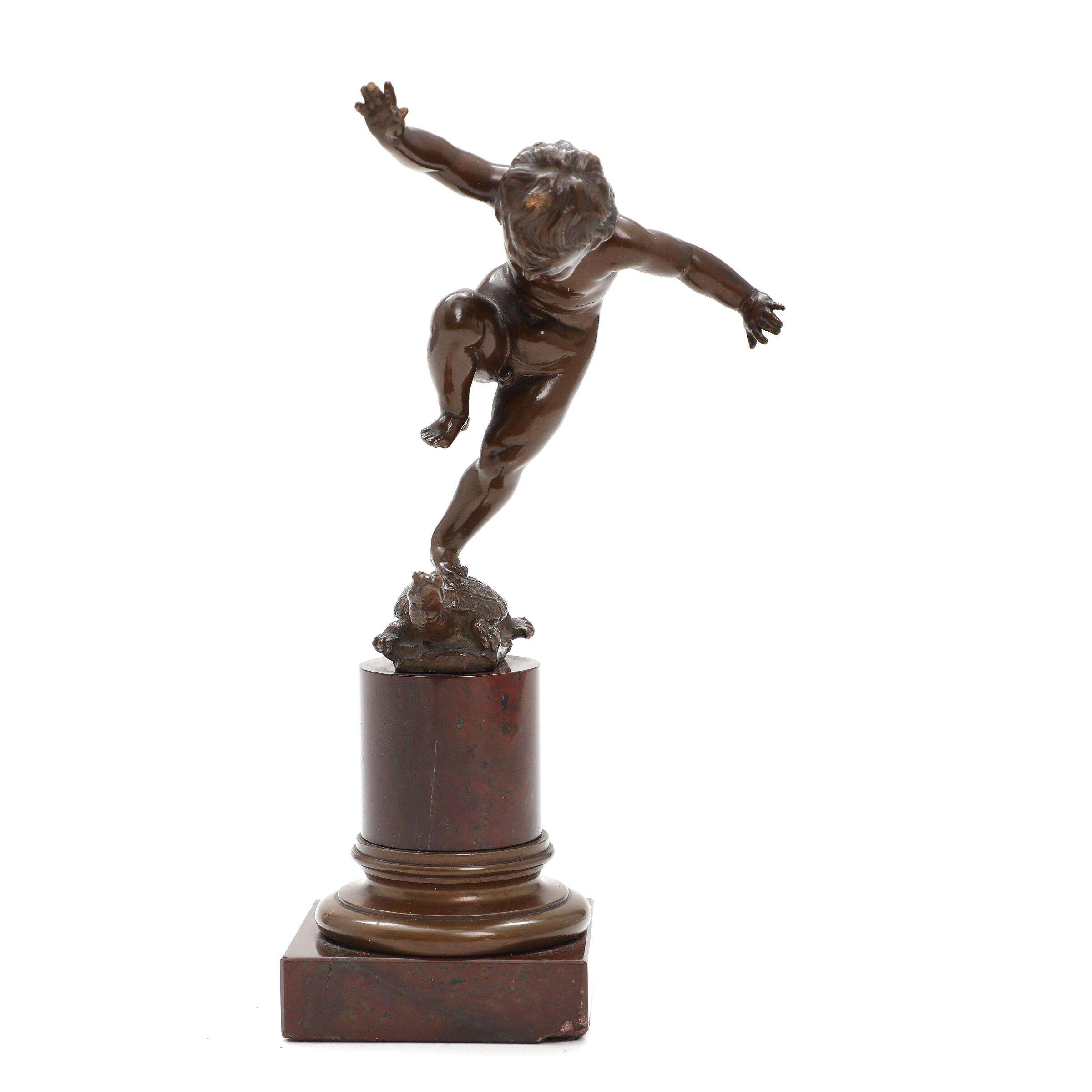 Sculpture by Otto Geyer from the 19th Century – Balanceakt